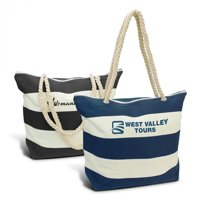 branded beach bag